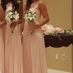 Long one shoulder Lace detail dress